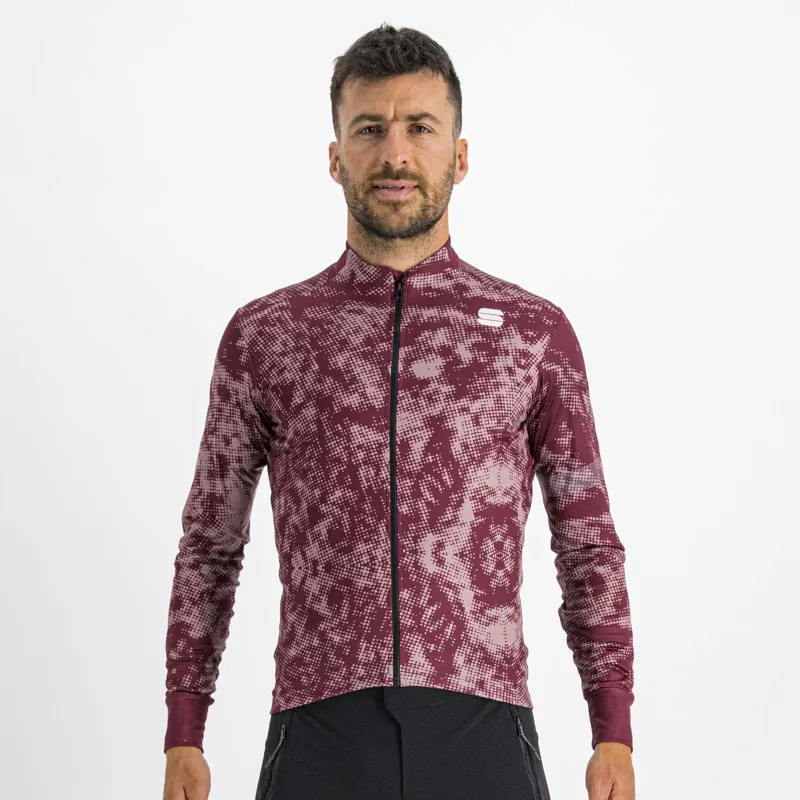 Sportful Escape Supergiara Thermal Men's Long Sleeve Jersey - Beetle/Black 5 Sportful Escape Supergiara Thermal Men's Long Sleeve Jersey - Beetle/Black - Image 3