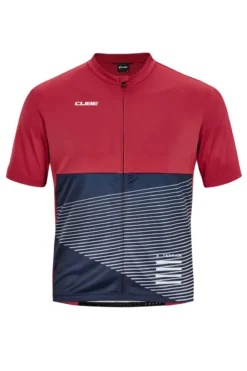 Cube ATX Full Zip Short Sleeve Jersey - Red 10 Cube ATX Full Zip Short Sleeve Jersey - Red -CycloPro Shop 11470 1