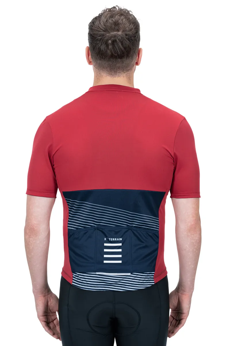 Cube ATX Full Zip Short Sleeve Jersey - Red 4 Cube ATX Full Zip Short Sleeve Jersey - Red - Image 2
