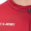 Cube ATX Full Zip Short Sleeve Jersey - Red 1 Cube ATX Full Zip Short Sleeve Jersey - Red -CycloPro Shop 11470 4