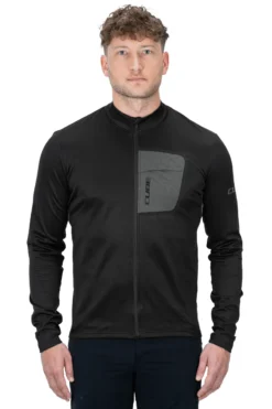 Cube ATX Full Zip Long Sleeve Jersey - Black