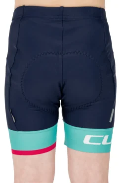 Cube Junior Lycra Cycling Shorts - Blue/Mint -CycloPro Shop 11490 3
