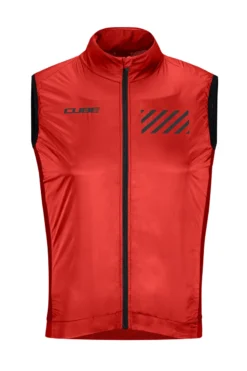 Cube Teamline Gilet - Red -CycloPro Shop 11491 1
