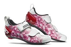 Sidi T-5 Air Womens Triathlon Shoes - Rose/Jester Red/White