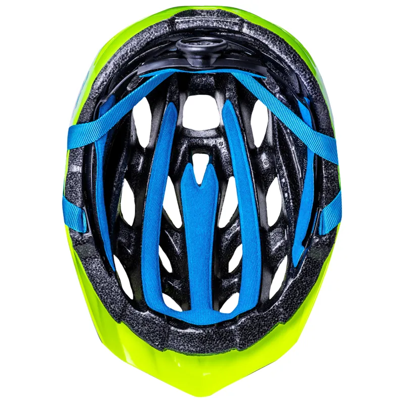 Kali Chakra Youth MTB Helmet - 52-57cm - Solid Gloss Neon Yellow 6 Kali Chakra Youth MTB Helmet - 52-57cm - Solid Gloss Neon Yellow - Image 4