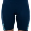 Cube Teamline Women's Lycra Shorts - Blue/Mint -CycloPro Shop 12207 2
