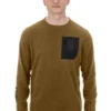 Cube ATX Fleece Men's Long Sleeve Jersey - Brown 2 Cube ATX Fleece Men's Long Sleeve Jersey - Brown -CycloPro Shop 12288 2