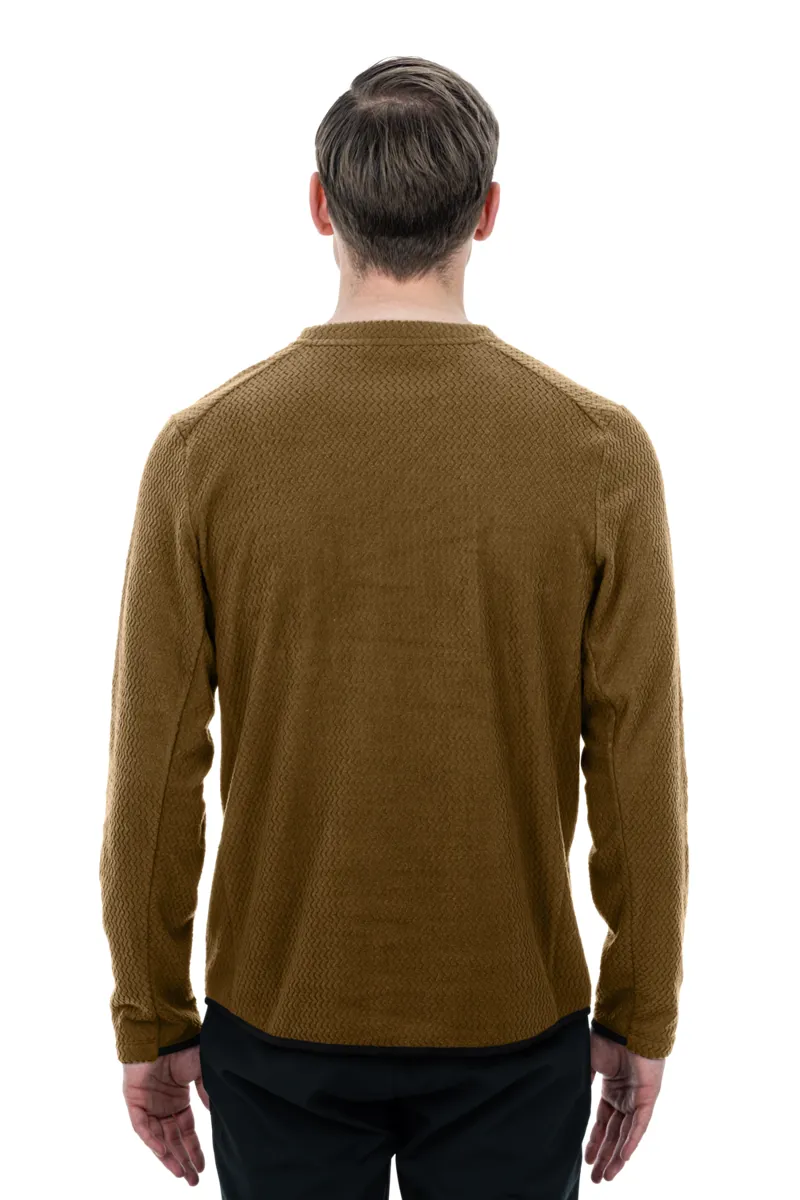 Cube ATX Fleece Men's Long Sleeve Jersey - Brown 4 Cube ATX Fleece Men's Long Sleeve Jersey - Brown - Image 2