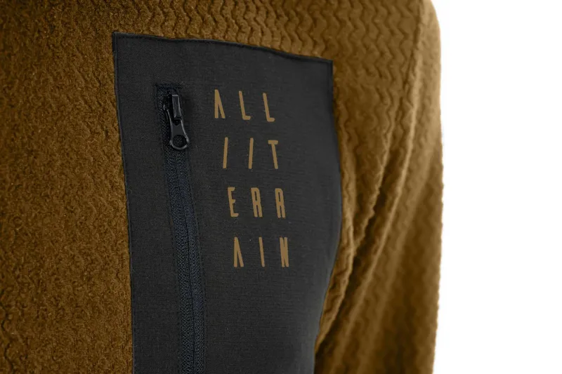 Cube ATX Fleece Men's Long Sleeve Jersey - Brown 5 Cube ATX Fleece Men's Long Sleeve Jersey - Brown - Image 3