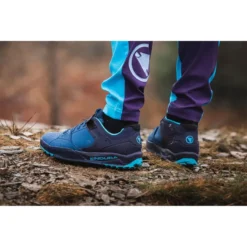 Endura MT500 Burner Flat Mountain Bike Shoes - Navy -CycloPro Shop 13647729 6884938390147363