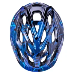 Kali Chakra Child Lighted Kids Helmet - Jungle Gloss Blue -CycloPro Shop 14 96