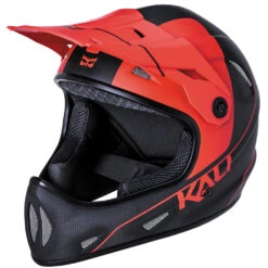 Kali Alpine Carbon Pulse Full Face MTB Helmet - Matt Black/Green -CycloPro Shop 15214 zz k0211020214 1 1 1