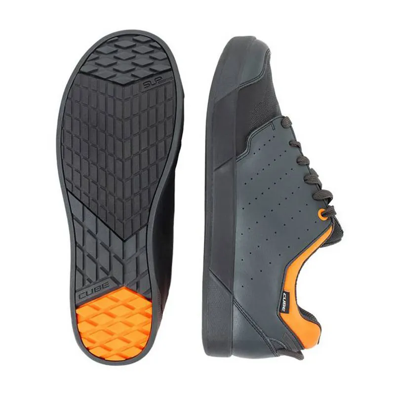 Cube GTY Maze Flat Pedal MTB Shoes - Grey/Orange 6 Cube GTY Maze Flat Pedal MTB Shoes - Grey/Orange - Image 4