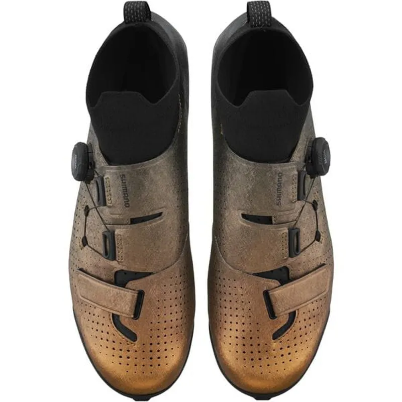 Shimano RX8R Men's Gravel/CX Road Shoes - Orange 5 Shimano RX8R Men's Gravel/CX Road Shoes - Orange - Image 3