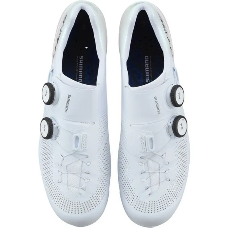 Shimano S-PHYRE RC9 Men's Road Shoes - White 6 Shimano S-PHYRE RC9 Men's Road Shoes - White - Image 4