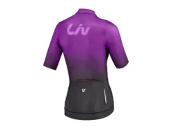 Liv Race Day Women's Short Sleeve Jersey - Black/Purple -CycloPro Shop 2 873