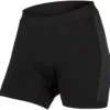 Endura Womens Engineered Padded Boxer - Black 1 Endura Womens Engineered Padded Boxer - Black -CycloPro Shop 210543 643642 1 supersize