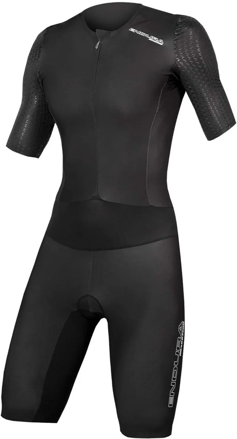 Endura Womens QDC D2Z Short Sleeve Tri Suit II With SST - Black 3 Endura Womens QDC D2Z Short Sleeve Tri Suit II With SST - Black
