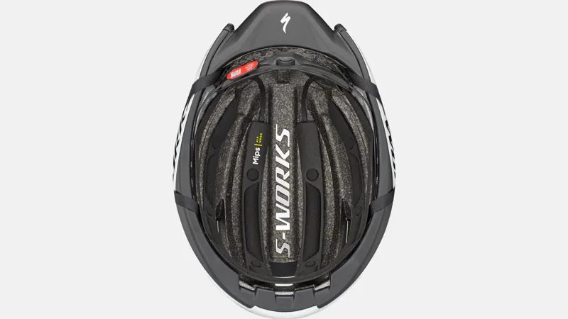 Specialized S-Works Evade 3 MIPS Road Helmet - White/Black 8 Specialized S-Works Evade 3 MIPS Road Helmet - White/Black - Image 6