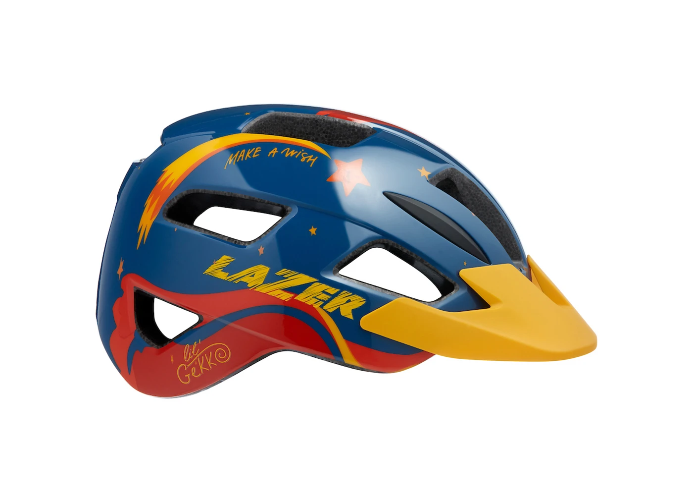 Lazer Lil'Gekko Kids Helmet - 46-50cm - Sharky 8 Lazer Lil'Gekko Kids Helmet - 46-50cm - Sharky - Image 6