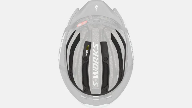 Specialized S-Works Evade 3 MIPS Road Helmet - White/Black 10 Specialized S-Works Evade 3 MIPS Road Helmet - White/Black - Image 8