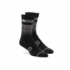 100 Percent Advocate Performance Men's Socks - Black/Charcoal 1 100 Percent Advocate Performance Men's Socks - Black/Charcoal -CycloPro Shop 24017 376 17