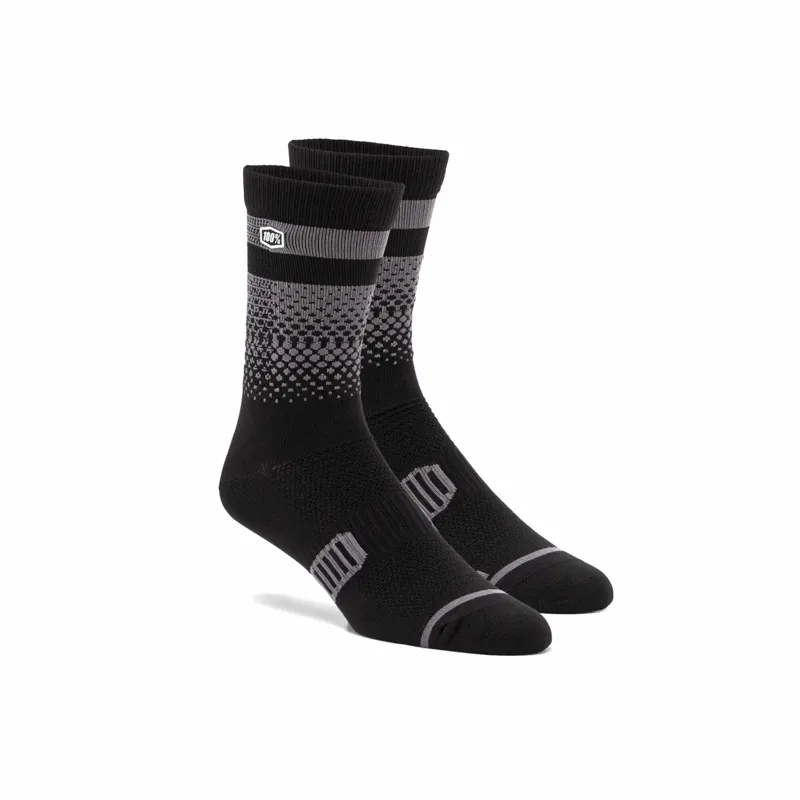 100 Percent Advocate Performance Men's Socks - Charcoal/Mustard 4 100 Percent Advocate Performance Men's Socks - Charcoal/Mustard - Image 2