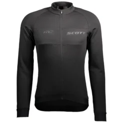 Scott RC Warm Men's Long Sleeve Jersey - Black/Sulphur Yellow 9 Scott RC Warm Men's Long Sleeve Jersey - Black/Sulphur Yellow -CycloPro Shop 271569BLK 1