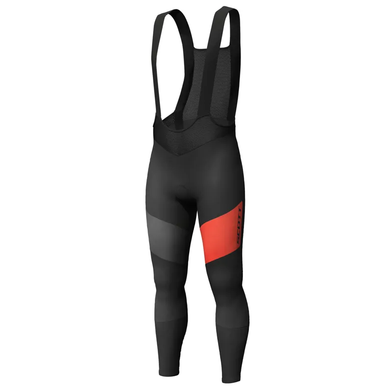 Scott RC Warm WB +++ Bib Tights - Black/Fiery Red 4 Scott RC Warm WB +++ Bib Tights - Black/Fiery Red - Image 2