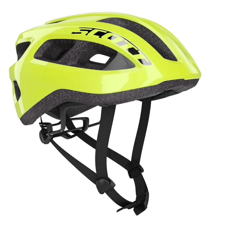 Scott Supra Road CE Road Helmet - Yellow Fluorescent 4 Scott Supra Road CE Road Helmet - Yellow Fluorescent - Image 2