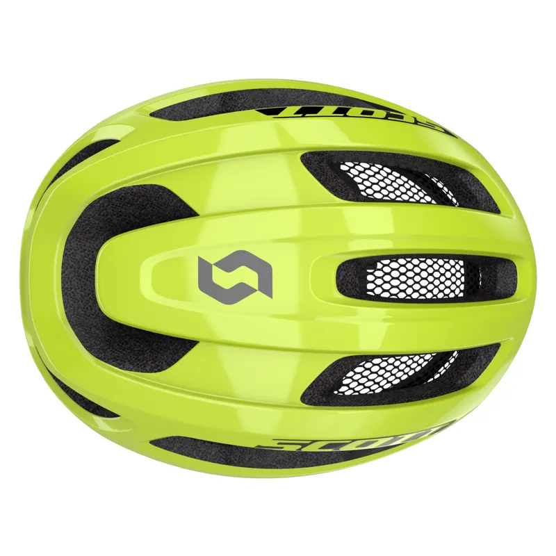 Scott Supra Road CE Road Helmet - Yellow Fluorescent 6 Scott Supra Road CE Road Helmet - Yellow Fluorescent - Image 4