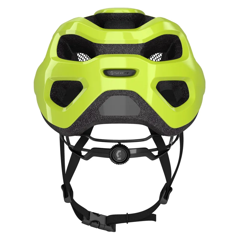 Scott Supra Road CE Road Helmet - Yellow Fluorescent 5 Scott Supra Road CE Road Helmet - Yellow Fluorescent - Image 3