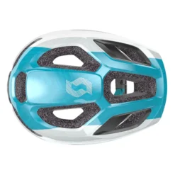 Scott Spunto Junior Helmet - 50-56cm - Pearl White/Breeze Blue -CycloPro Shop 2752326931222 3