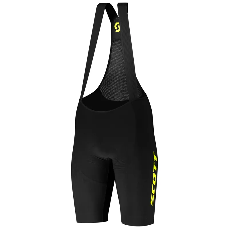 Scott RC Premium Kinetech ++++ Bibshorts - Black/Sulphur Yellow 4 Scott RC Premium Kinetech ++++ Bibshorts - Black/Sulphur Yellow - Image 2