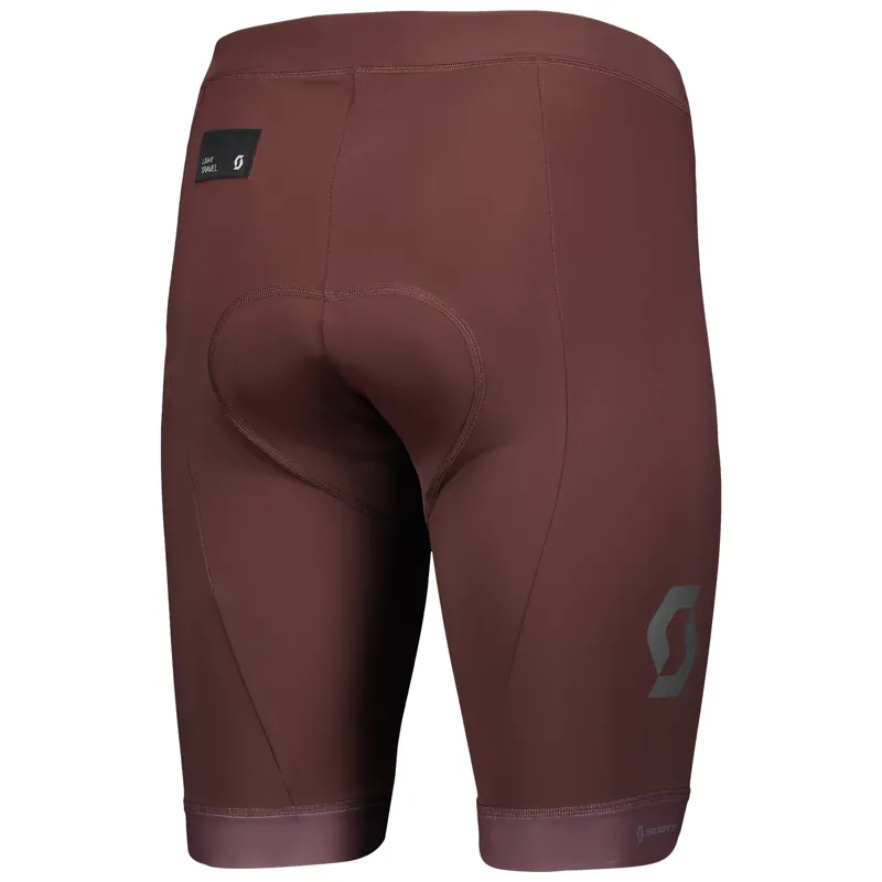 Scott Endurance +++ Lycra Shorts - Maroon Red/Dark Grey 4 Scott Endurance +++ Lycra Shorts - Maroon Red/Dark Grey - Image 2