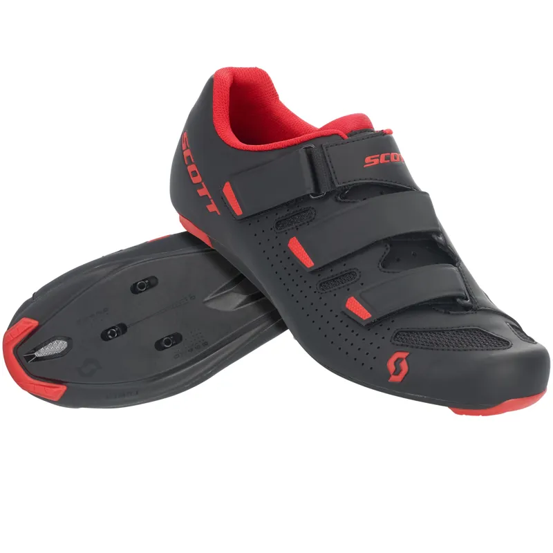 Scott Road Comp Road Shoes - Black/Red 3 Scott Road Comp Road Shoes - Black/Red