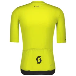 Scott RC Premium Men's Short Sleeve Jersey - Sulphur Yellow/Black -CycloPro Shop 2803145083A 1697890 png zoom 1