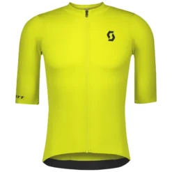 Scott RC Premium Men's Short Sleeve Jersey - Sulphur Yellow/Black -CycloPro Shop 2803145083 1697891 png zoom 3