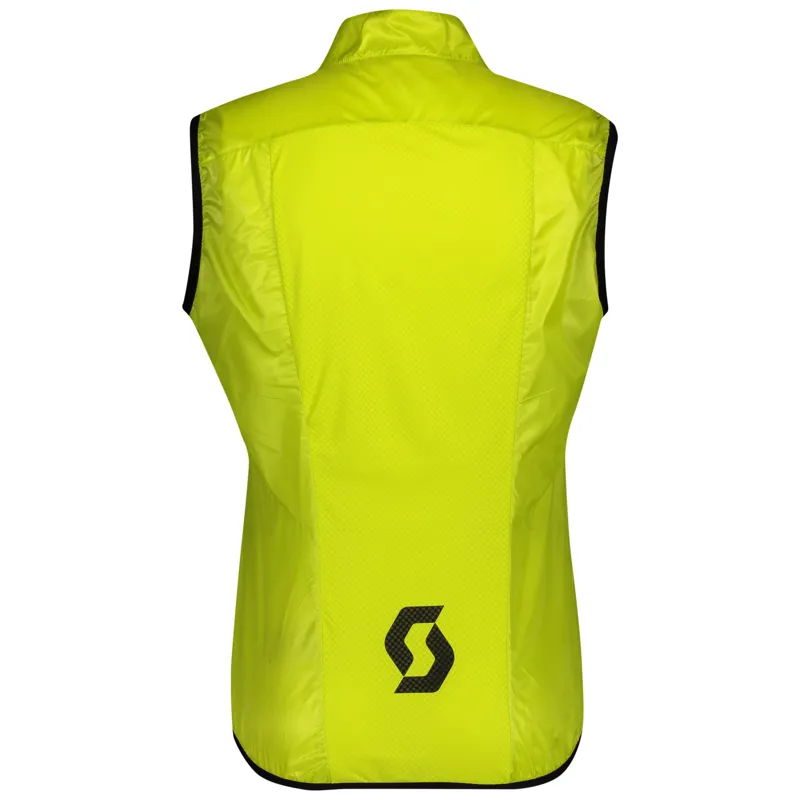 Scott RC Team Windbreaker Men's Vest - Sulphur Yellow/Black 3 Scott RC Team Windbreaker Men's Vest - Sulphur Yellow/Black