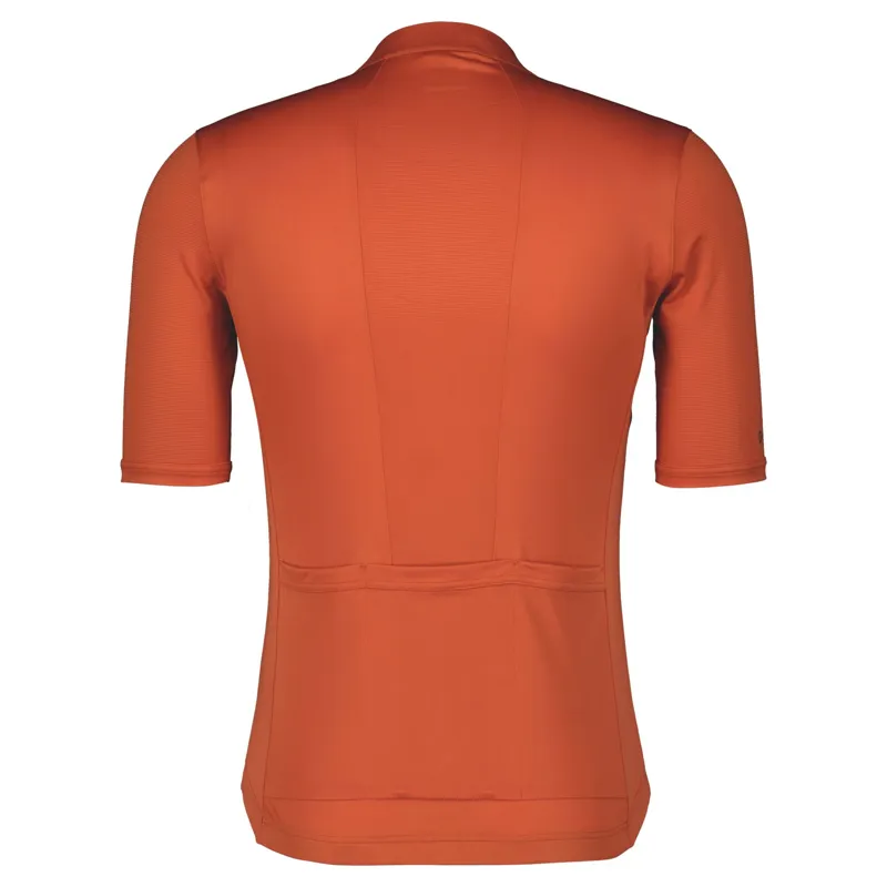 Scott Endurance 10 Men's Short Sleeve Jersey - Braze Orange/Grey 6 Scott Endurance 10 Men's Short Sleeve Jersey - Braze Orange/Grey - Image 4