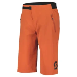 Scott Trail Vertic With Pad Men's Baggy Shorts - Braze Orange 17 Scott Trail Vertic With Pad Men's Baggy Shorts - Braze Orange -CycloPro Shop 2803527539