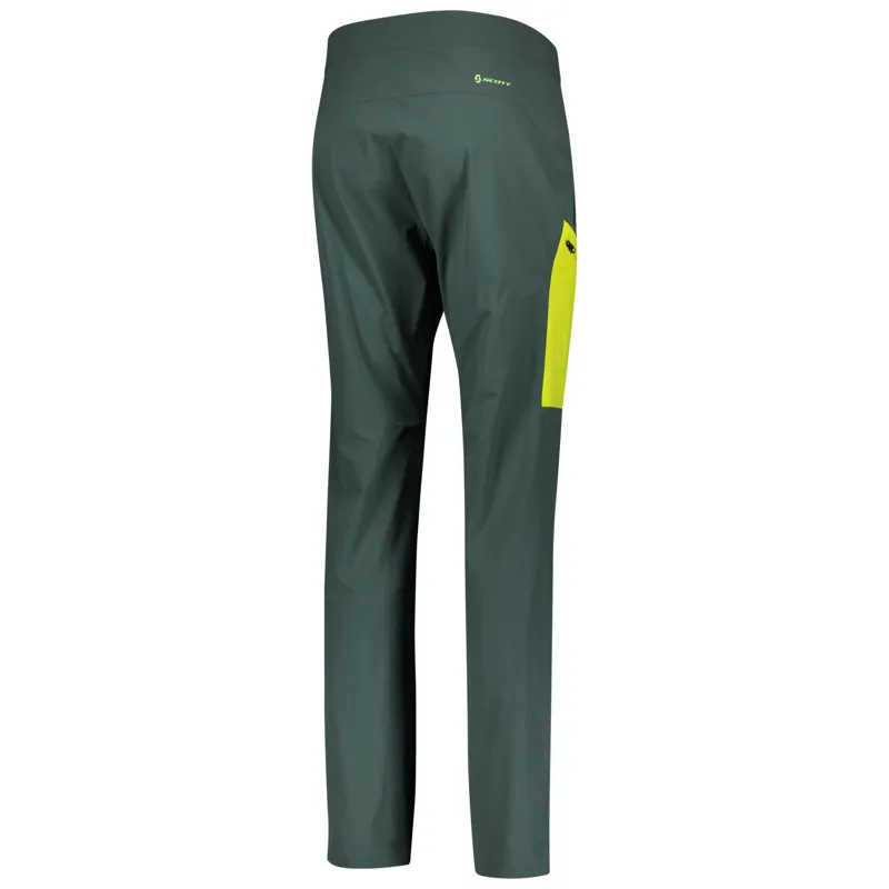 Scott Explorair Light MTB Pants - Smoked Green/Sulphur Yellow 4 Scott Explorair Light MTB Pants - Smoked Green/Sulphur Yellow - Image 2