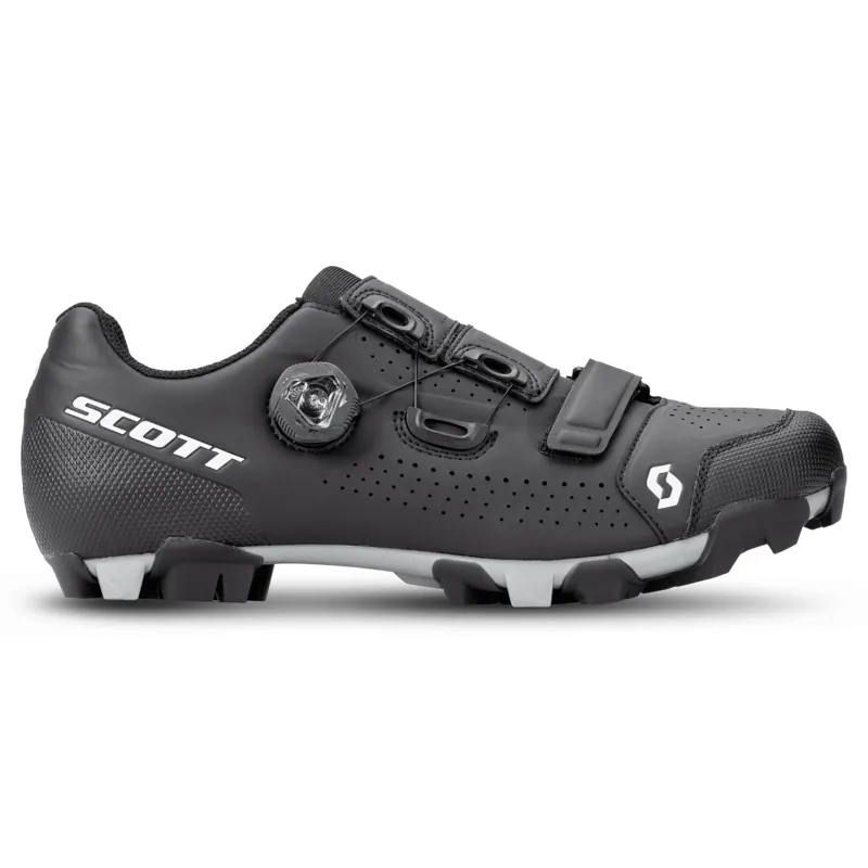Scott Team BOA Men's MTB Shoes - Matt Black/White 8 Scott Team BOA Men's MTB Shoes - Matt Black/White - Image 6