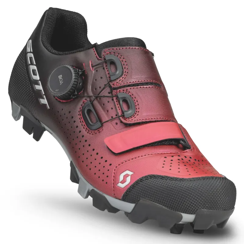 Scott Team BOA Women's MTB Shoes - Black Fade/Metallic Red 7 Scott Team BOA Women's MTB Shoes - Black Fade/Metallic Red - Image 5