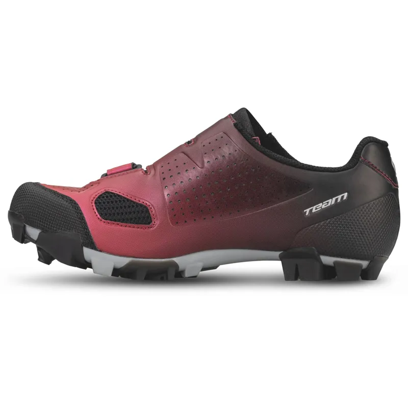 Scott Team BOA Women's MTB Shoes - Black Fade/Metallic Red 5 Scott Team BOA Women's MTB Shoes - Black Fade/Metallic Red - Image 3