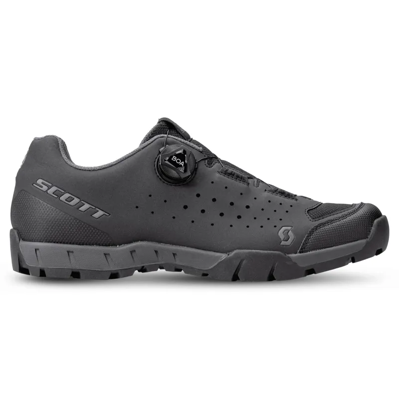 Scott Sport Trail Evo BOA Men's MTB Shoes - Black/Dark Grey 8 Scott Sport Trail Evo BOA Men's MTB Shoes - Black/Dark Grey - Image 6