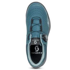 Scott Sport Volt Women's Flat MTB Shoes - Blue/Light Green -CycloPro Shop 2812237279D 1