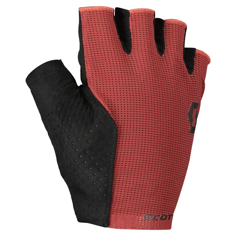 Scott Essential Gel Short Finger Gloves - Tuscan Red/Dark Grey 3 Scott Essential Gel Short Finger Gloves - Tuscan Red/Dark Grey