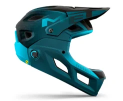 Met Parachute MCR Mips Full Face Helmet - Matt Petrol Blue -CycloPro Shop 28649BLU 2