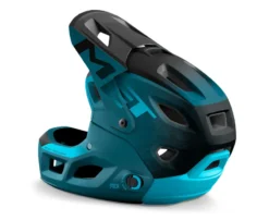 Met Parachute MCR Mips Full Face Helmet - Matt Petrol Blue